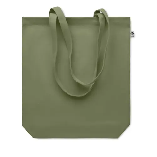 Shopper in tela biologica con manici lunghi da 270g 38x9x42cm