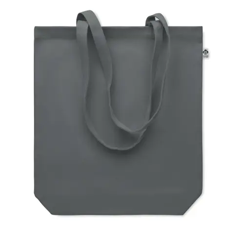 Shopper in tela biologica con manici lunghi da 270g 38x9x42cm