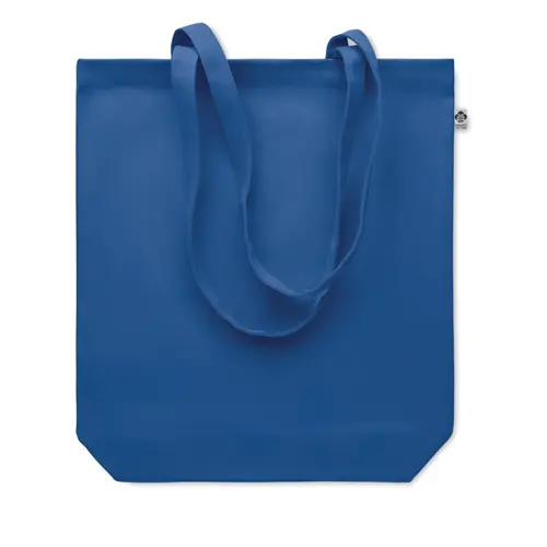 Shopper in tela biologica con manici lunghi da 270g 38x9x42cm