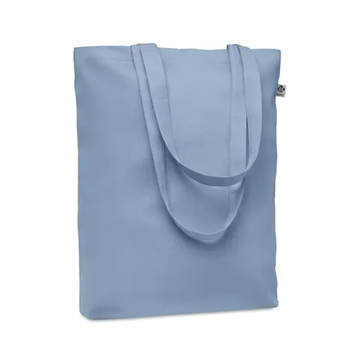 Shopper in tela biologica con manici lunghi da 270g 38x9x42cm