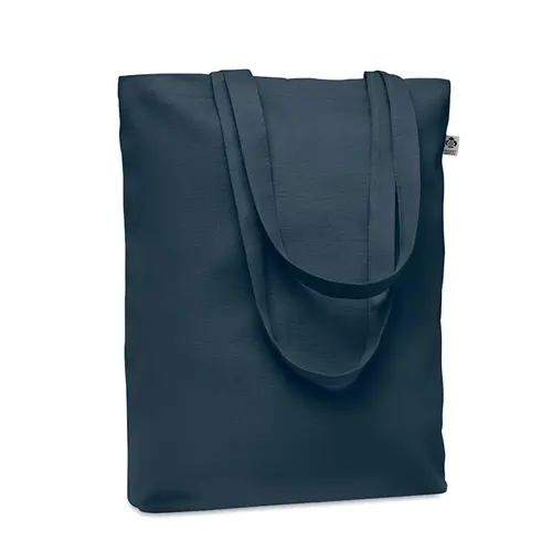 Shopper in tela biologica con manici lunghi da 270g 38x9x42cm
