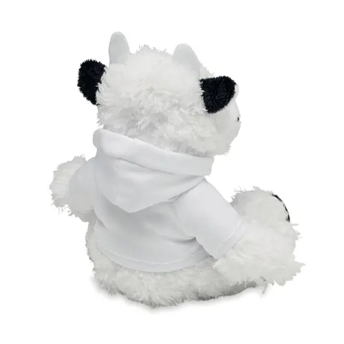 Peluche a forma di mucca con felpa personalizzabile in sublimazione