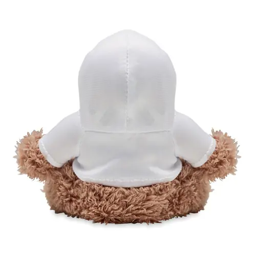 Peluche a forma di scimmia con felpa personalizzabile in sublimazione