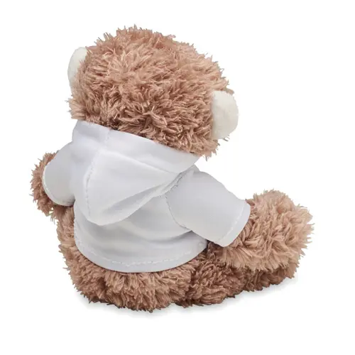 Peluche a forma di scimmia con felpa personalizzabile in sublimazione