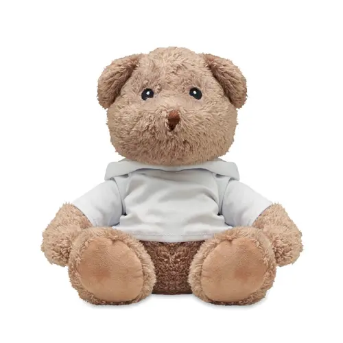 Peluche a forma di orso con felpa