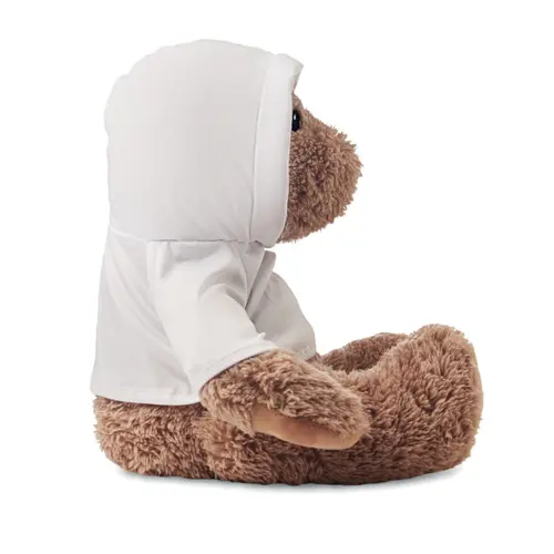 Peluche a forma di orso con felpa