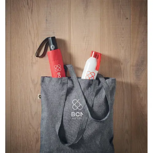 Ombrello antivento pieghevole in pongee 190T fusto in acciaio stecche in fibra di vetro Ø119CM