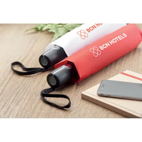 Ombrello antivento pieghevole in pongee 190T fusto in acciaio stecche in fibra di vetro Ø119CM