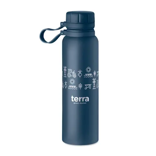 Borraccia termica in acciaio inox con coperchio a rotazione e impugnatura in silicone da 780ml