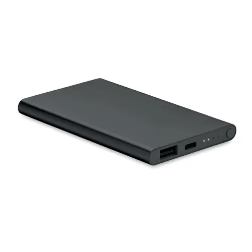 Power bank in alluminio con porta di tipo-C da 4000mAh 