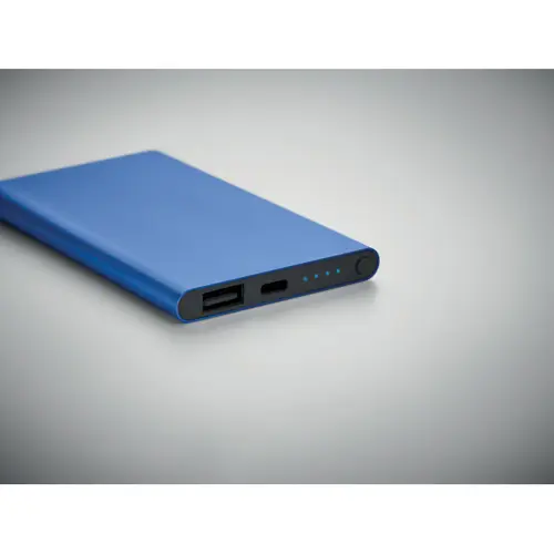 Power bank in alluminio con porta di tipo-C da 4000mAh 