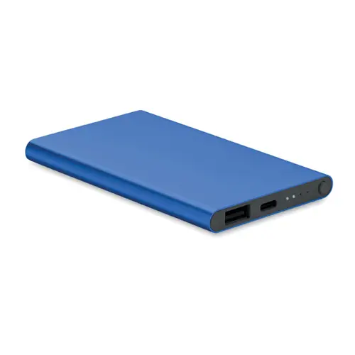 Power bank in alluminio con porta di tipo-C da 4000mAh 