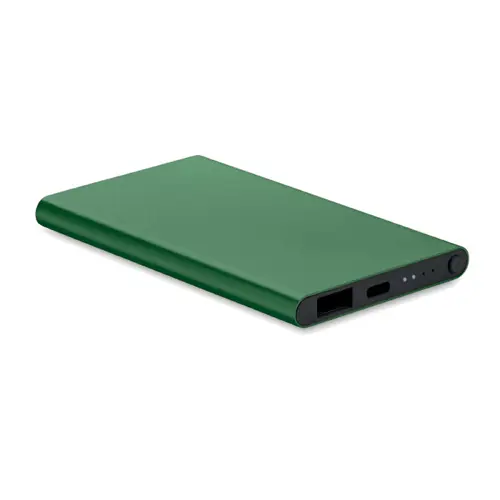 Power bank in alluminio con porta di tipo-C da 4000mAh 