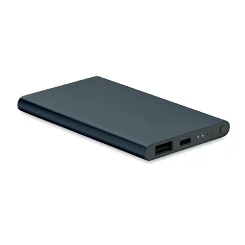 Power bank in alluminio con porta di tipo-C da 4000mAh 