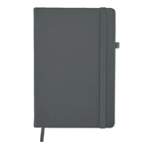 Block notes A5 con copertina rigida in PU riciclato 96 fogli pagine a righe in carta riciclata