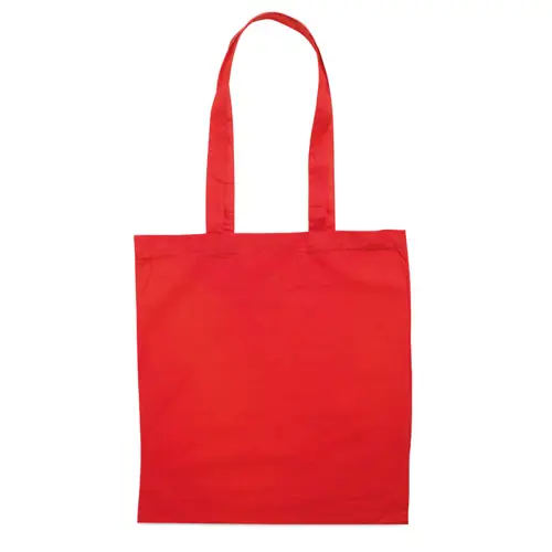 Shopper in cotone biologico con manici lunghi prodotta in Europa da 180gr 36x41cm