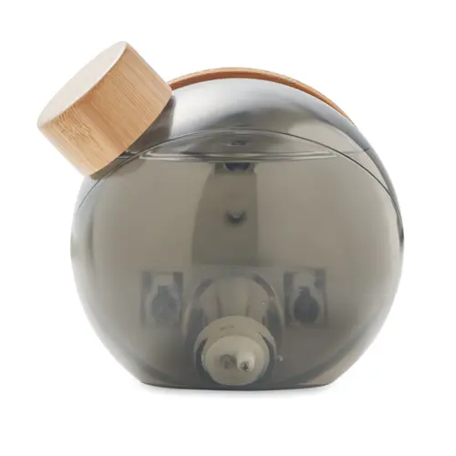 Orologio alimentato ad acqua con display LCD e dettagli in bambù