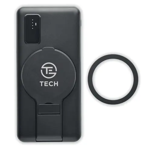 Power bank wireless magnetico 15W da 10.000 mAh con base magnetica per telefono