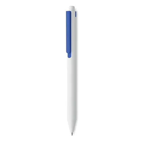 Penna a sfera pulsante in ABS riciclato con dettagli colorati e refill blu
