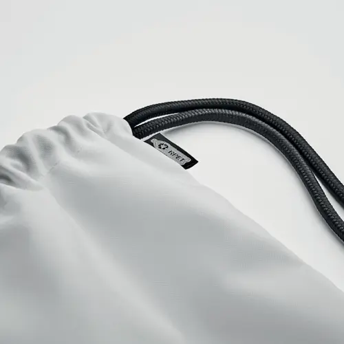 Sacca Grande in poliestere in 300D RPET con tasca esterna laterale con cerniera 40x48cm