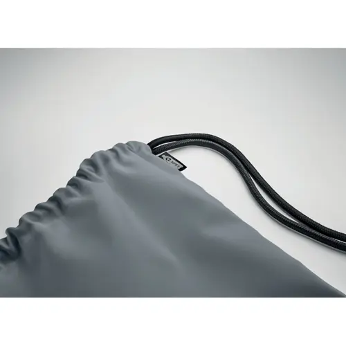 Sacca Grande in poliestere in 300D RPET con tasca esterna laterale con cerniera 40x48cm