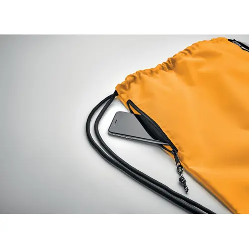 Sacca Grande in poliestere in 300D RPET con tasca esterna laterale con cerniera 40x48cm