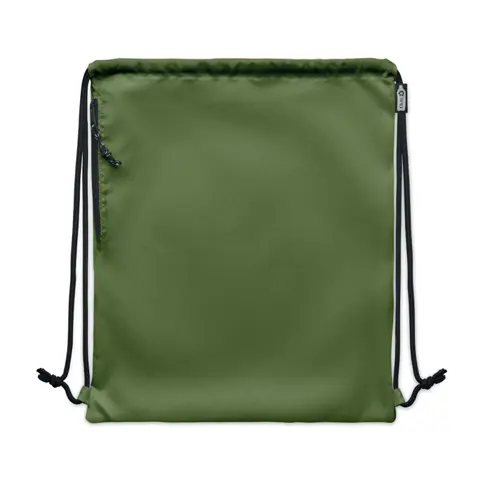 Sacca Grande in poliestere in 300D RPET con tasca esterna laterale con cerniera 40x48cm