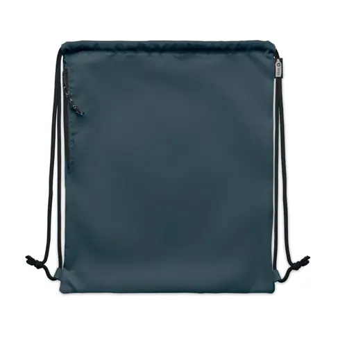 Sacca Grande in poliestere in 300D RPET con tasca esterna laterale con cerniera 40x48cm