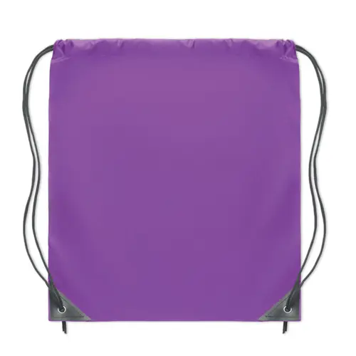 Sacca in poliestere con lacci lunghi e chiusura a coulisse da 190T 36x40cm