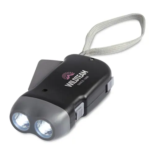 Torcia con 2 LED e Dinamo