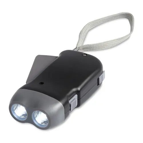 Torcia con 2 LED e Dinamo