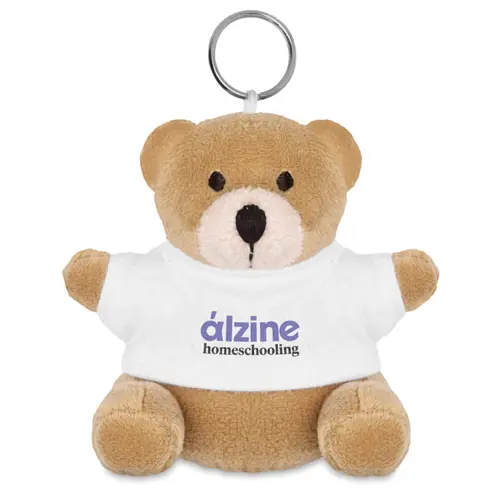 Orsetto di peluche con portachiavi