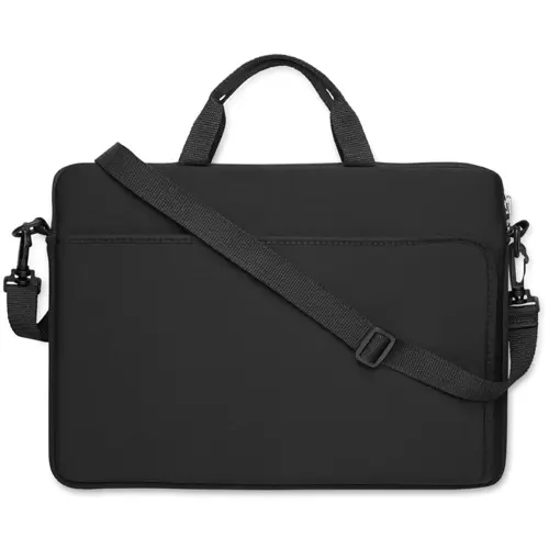 Borsa porta pc da 14" in neoprene con manico e tracolla regolabile 35x2x26cm