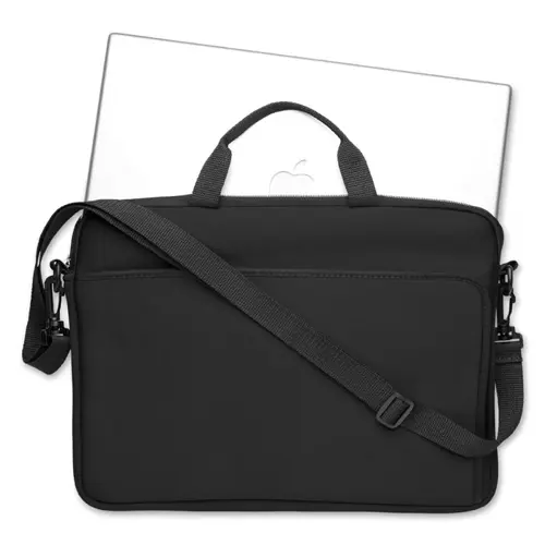 Borsa porta pc da 14" in neoprene con manico e tracolla regolabile 35x2x26cm