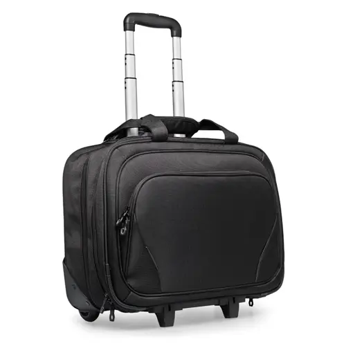 Trolley in poliestere 1680D con tasca interna per PC da 17" 47.5X20.5X36.5cm