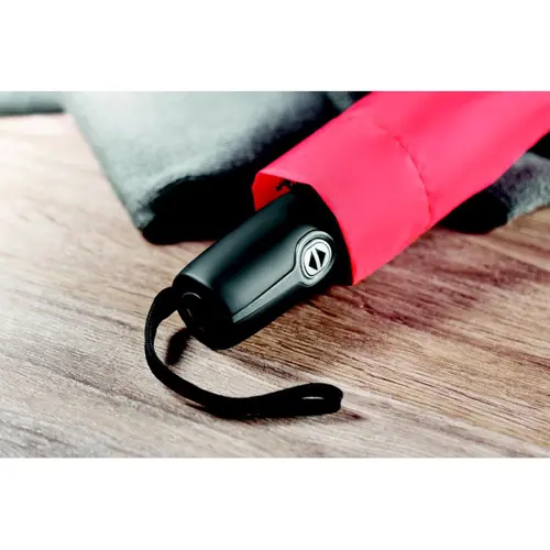 Ombrello pieghevole antivento con struttura in acciaio placcata zinco e fibra di vetro ø970x480,5mm