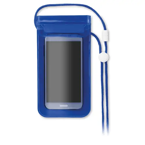 Cover per cellulare waterproof in PVC con laccetto