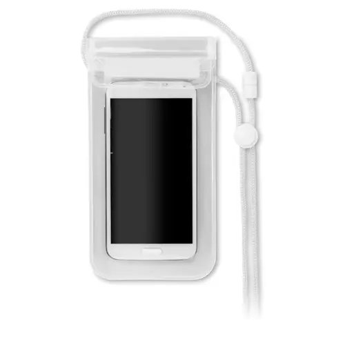 Cover per cellulare waterproof in PVC con laccetto