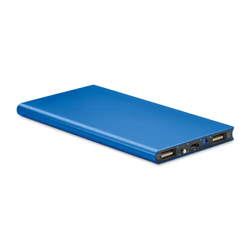 Power bank in alluminio piatto e compatto in diverse colorazioni da 8000mAh