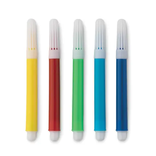 Mini borsa shopper da colorare con pennarelli