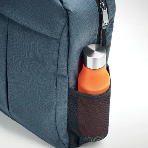 Zaino porta pc da 15'' in poliestere 360D con tasche a rete laterali e aggancio trolley