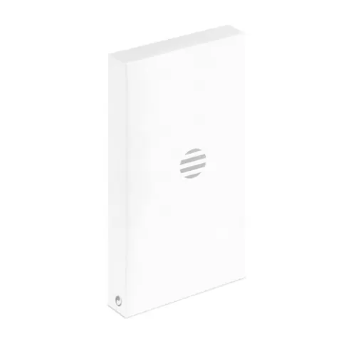 Power bank solare in alluminio compatto da 8000mAh in confezione regalo