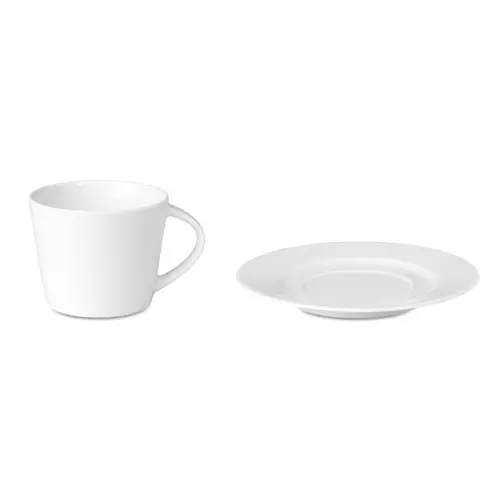 Tazza da cappuccino con piattino in porcellana 180ml