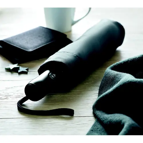 Ombrello pieghevole reversibile con struttura in fibra di vetro e manico in ABS ø1020x590mm