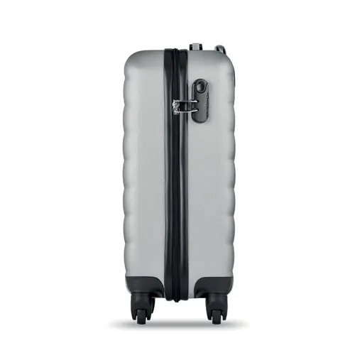 Trolley rigido in ABS con scomparto interno principale  e lucchetto di sicurezza e 4 rotelle girevoli 34X20X47cm