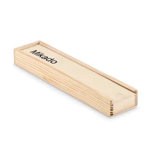 Mikado in scatola di legno