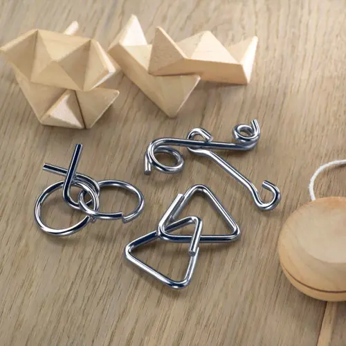 Set rompicapo in metallo