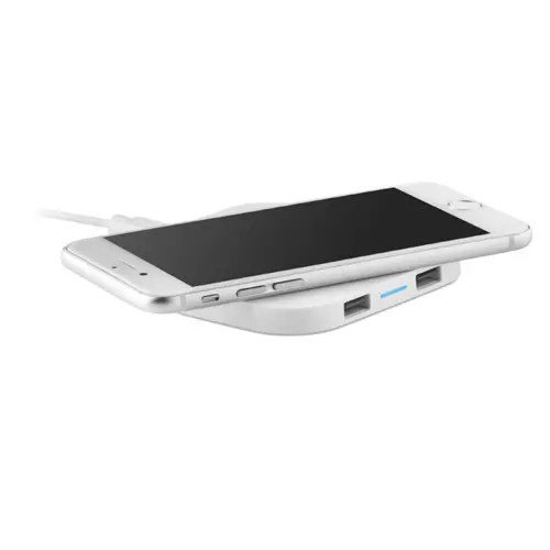 Caricatore wireless da 5W con 2 porte e USB