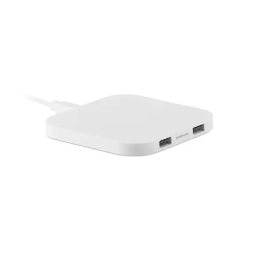 Caricatore wireless da 5W con 2 porte e USB