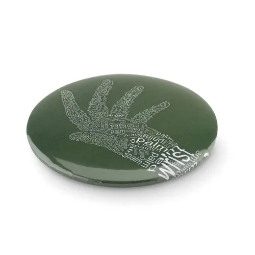 Specchio compatto con inserto in carta Ø 5,8 cm